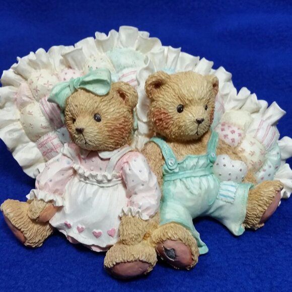 Cherished Teddies Michelle & Michael Friendship Is A Cozy Feeling 910775 - Picture 3 of 10